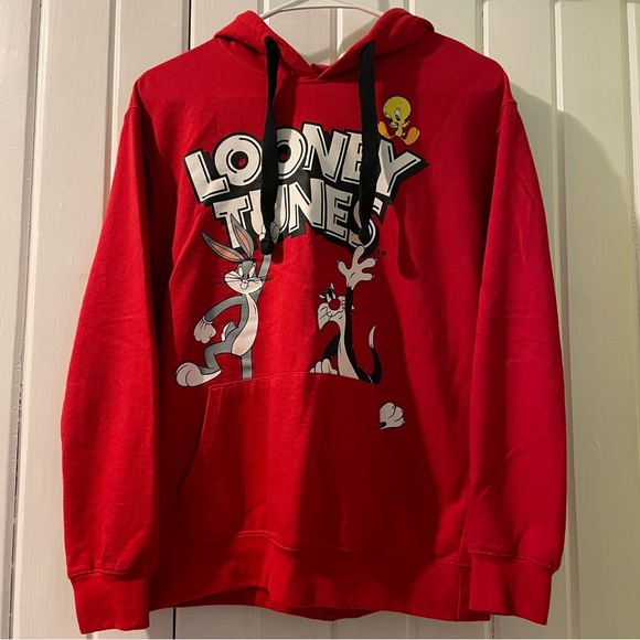 Looney Tunes Tops - Looney Tunes hoodie-small 3/5 EUC
